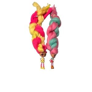 CandyLocks Colorful Braided Hair Dolls